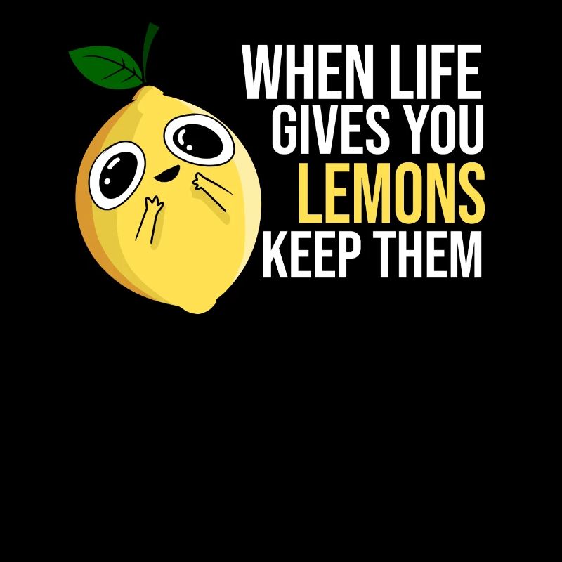 Zitrone Spruch