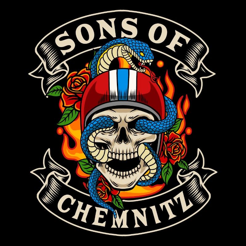 Chemnitz Biker Gift fils de Chemnitz