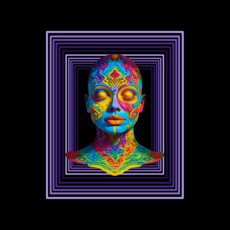 Trippy Face - A psychedelic masterpiece for