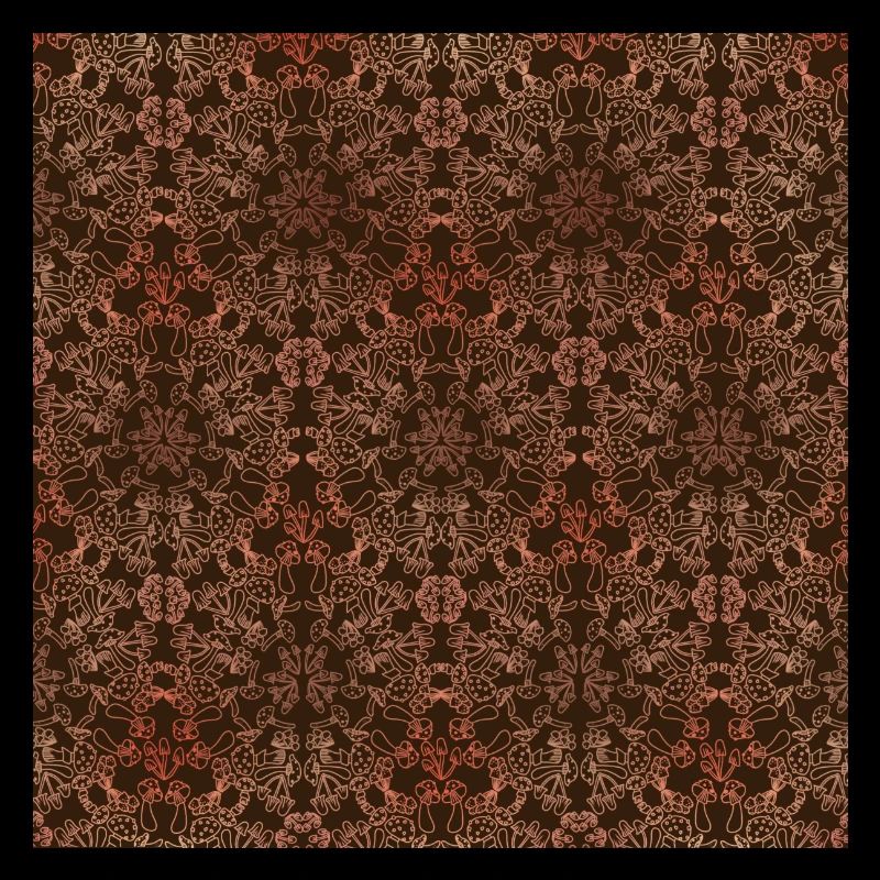 Psychedelic Mushroom Pattern