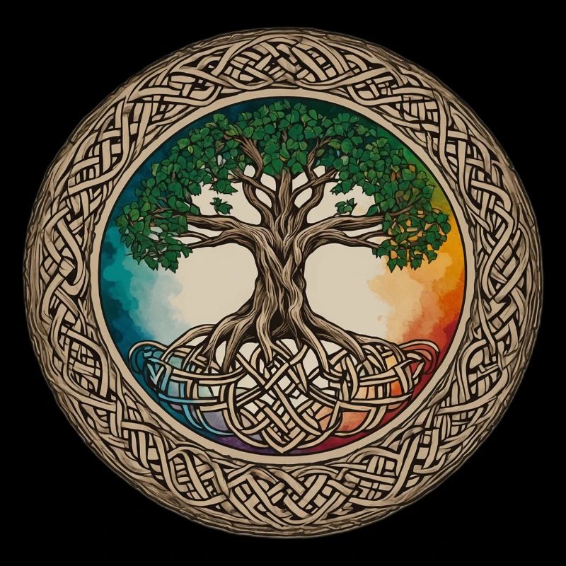 Celtic Knot - Baum des Lebens in keltischem Design