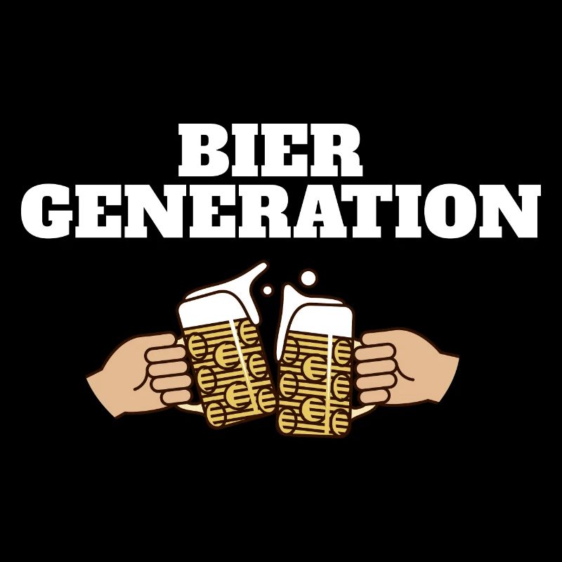 Bier Generation Kleber Klimatrinker Bier Kleber