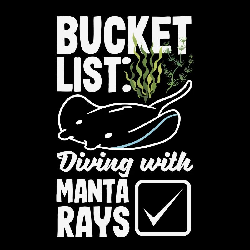 Ocean Animal Diving Stingray Manta Rays