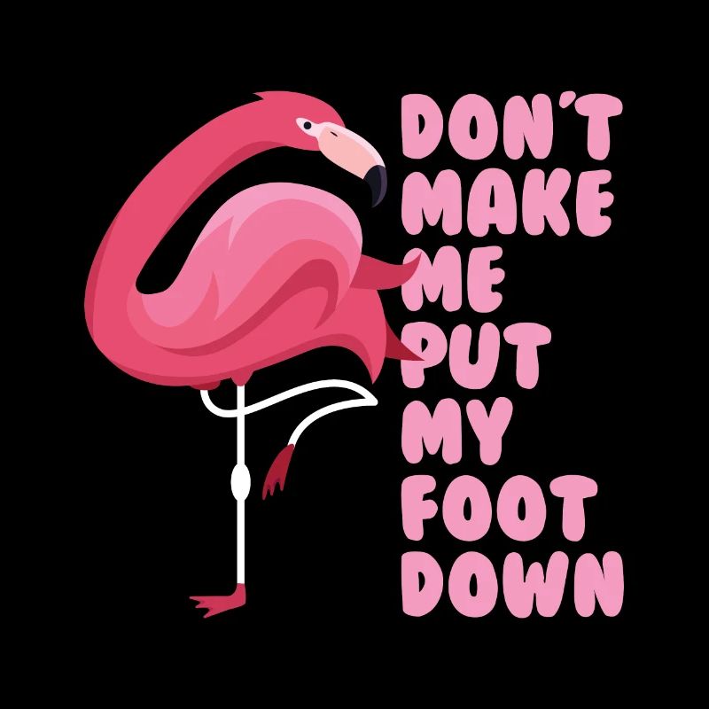 Drôle de flamant rose
