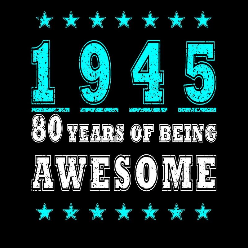 80th Birthday 80th Eighty Years Gift