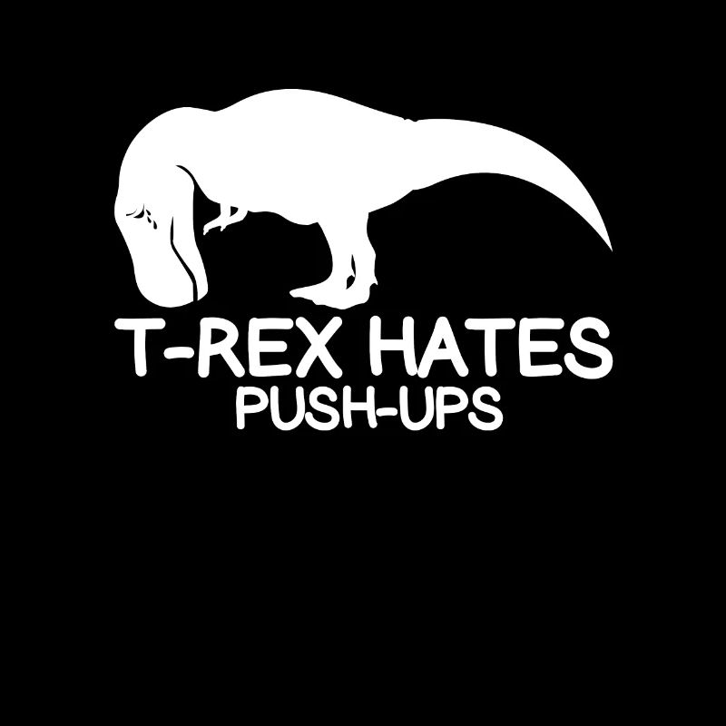 T-Rex Hates Push-Ups Fitnesstrainer