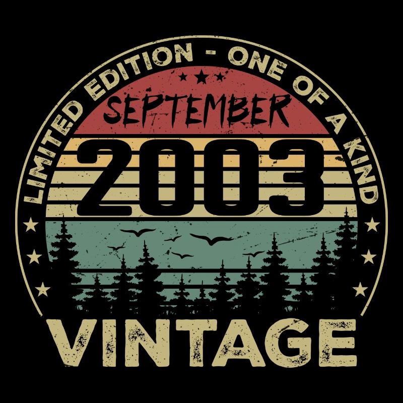 September 2003 Vintage Birthday Gift 2003