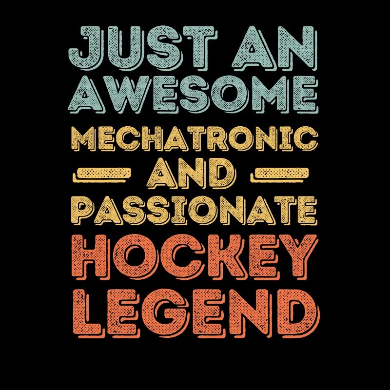 Mechatronics Engineer Hockey retro