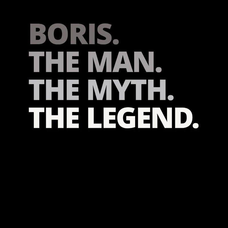 Boris Name Spruch Geschenk