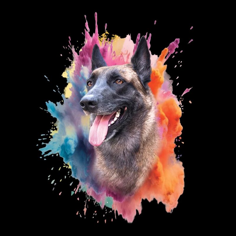 Malinois Dog Head