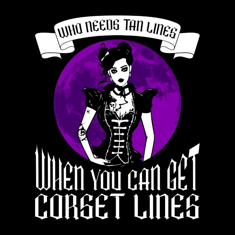 Moontan Gothic Spruch Goth Girl Grufti Emo