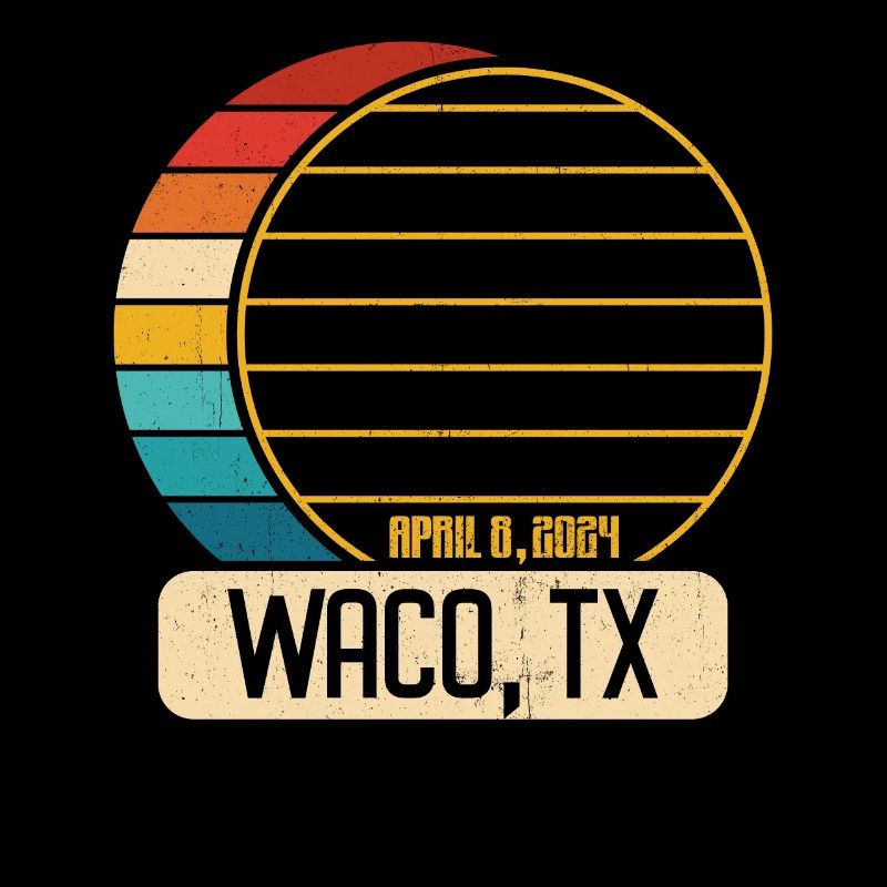 Eclipse totale de Soleil Texas Waco 28 avril 2024