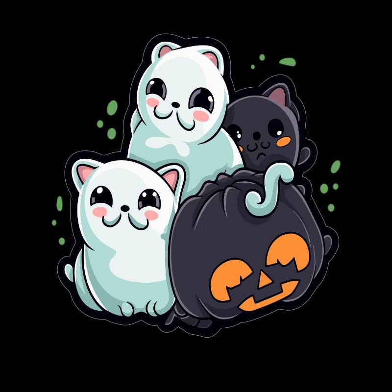Cute Halloween Ghost Cat Costume Cute Halloween