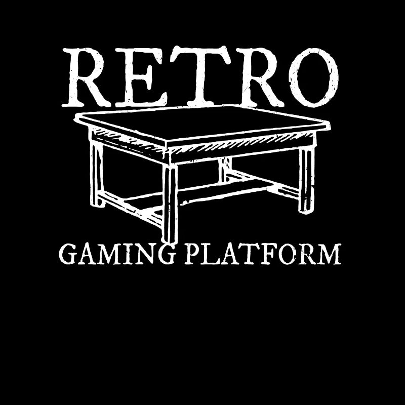 Retro Gaming Plattform - Brettspiele Geschenk