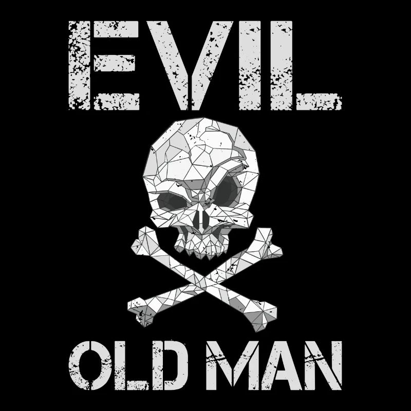 Evil old man The Evil Old Man Skull