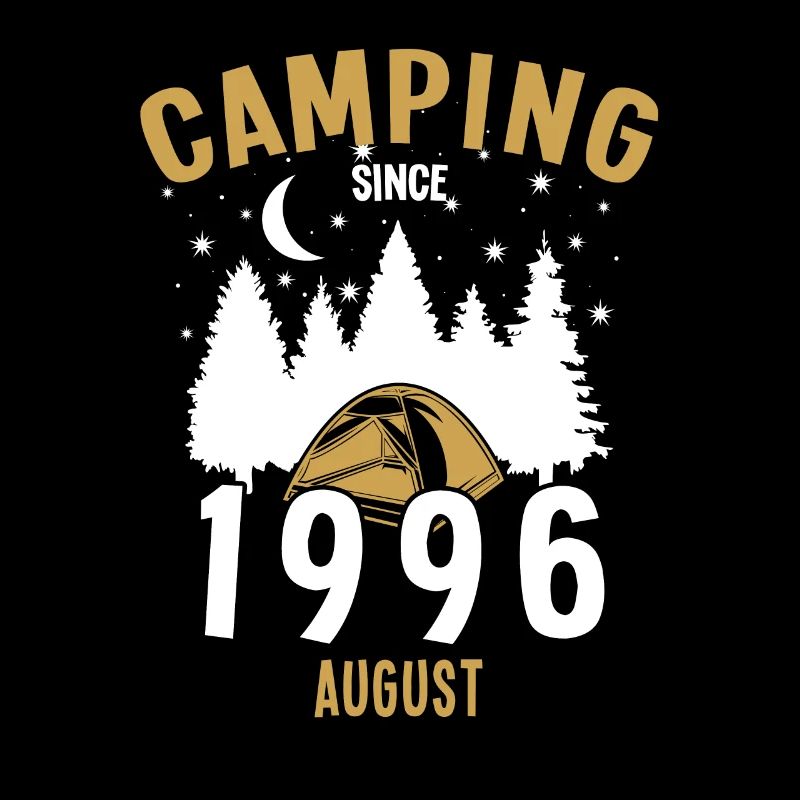 Geburtstag: Camping seit August 1996 Zelten