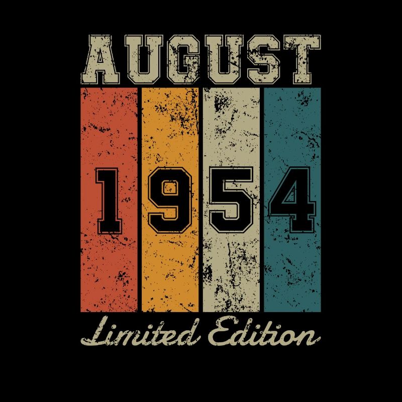Date de naissance : août 1954 - Edition Limitée Rétro