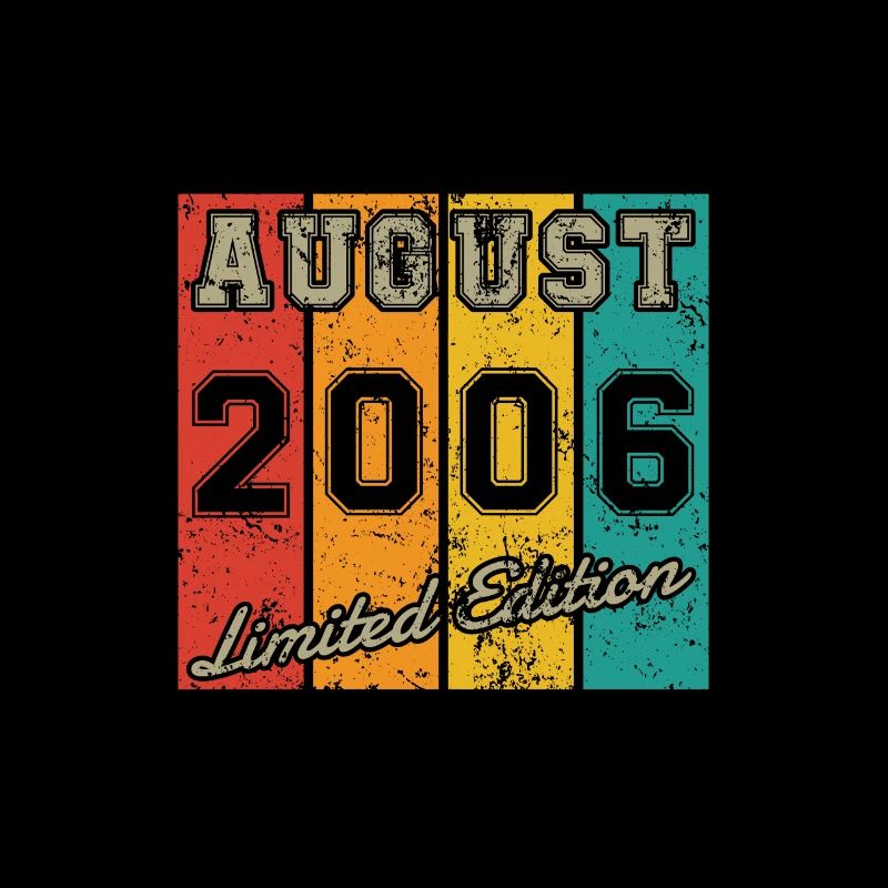 Birthday: August 2006 - Limited Edition Retro