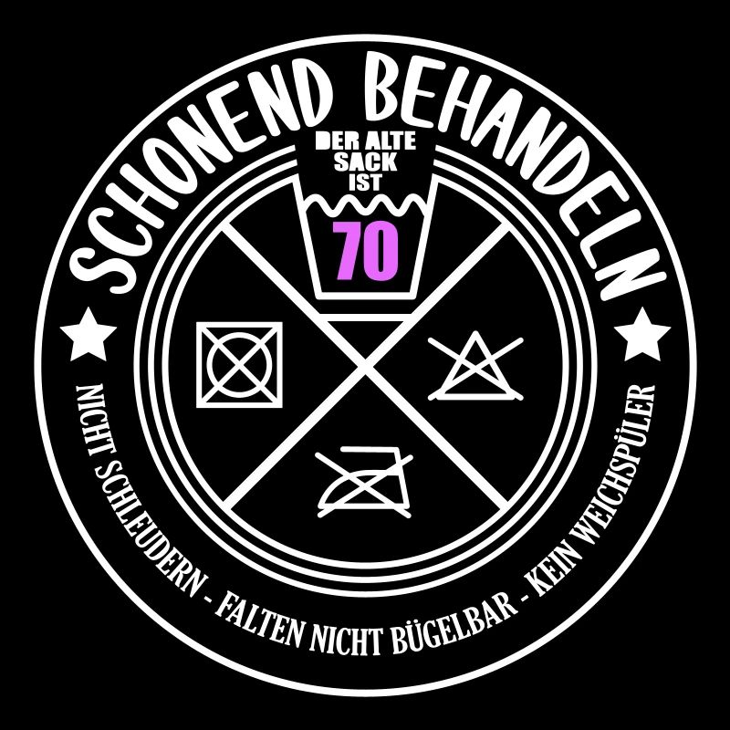 Schonend behandeln Sack 70 | Farben änderbar