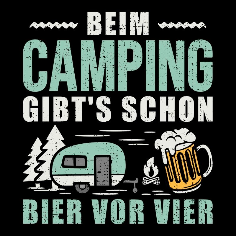 Wohnwagen Camping Bier Camper
