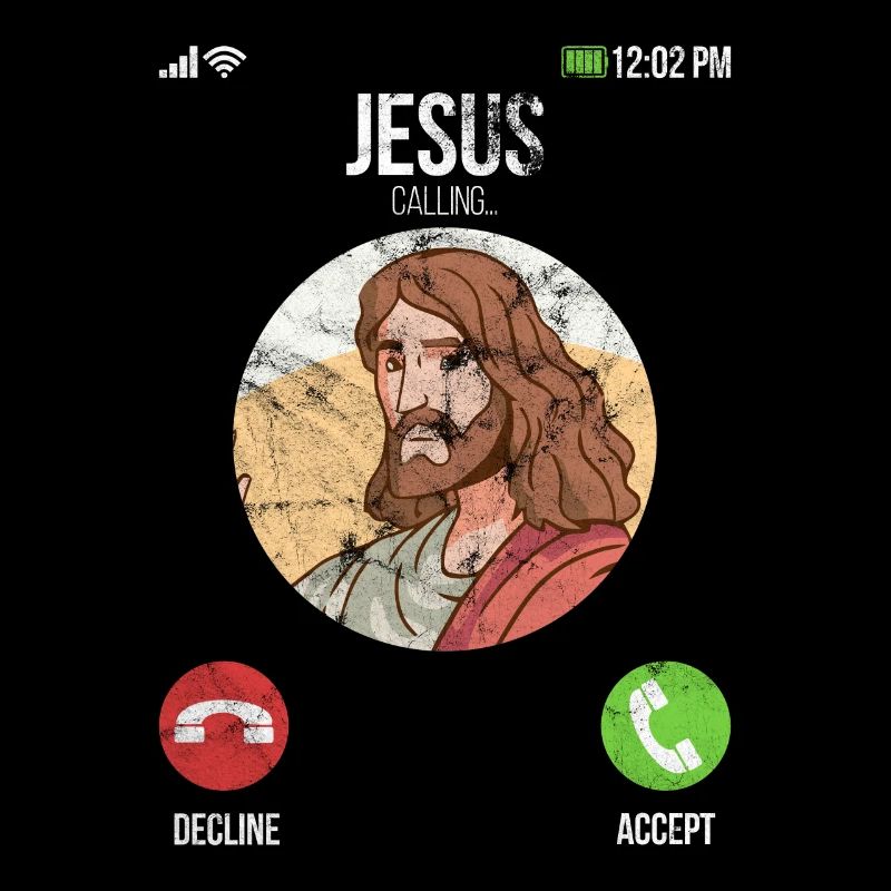 Jesus Is Calling - Jesus Ruft An Lustiges Geschenk