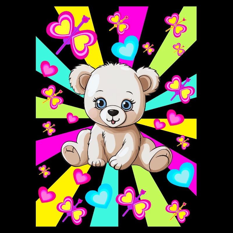 80s 90s Teddy Retro Tiener Kinderen Beer Beren