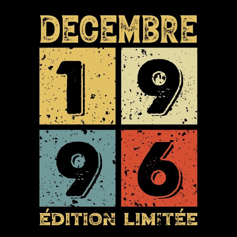 Anniversaire Vintage Idée Cadeau Décembre 1996