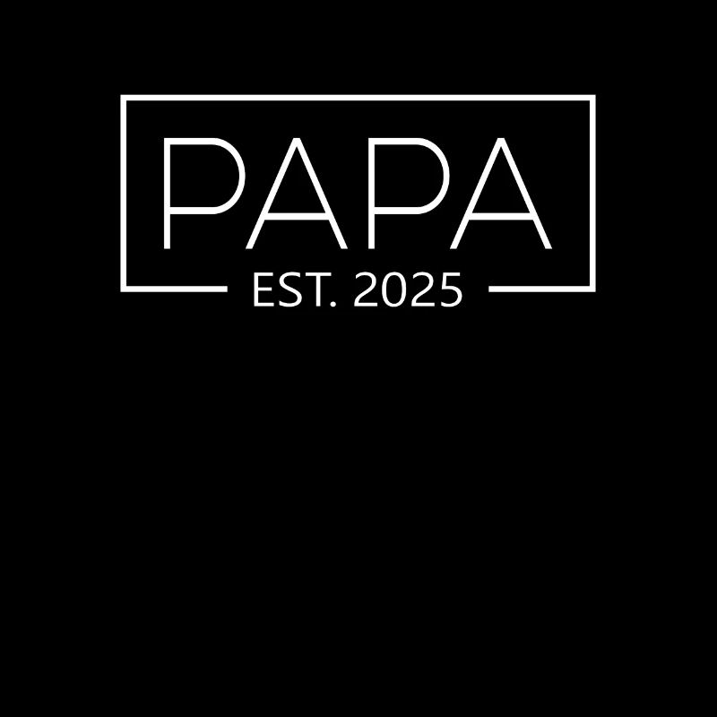 Papa 2025 Papa est. 2025 werdender Vater 2025