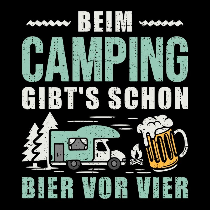 Wohnmobil Camping Bier Camper