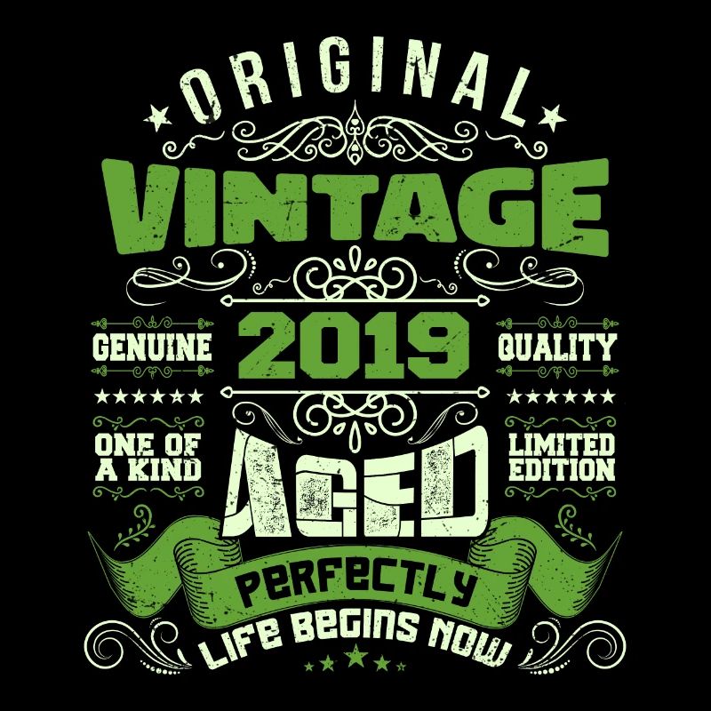 Vintage Geburtstag 2019 - Retro Geschenk