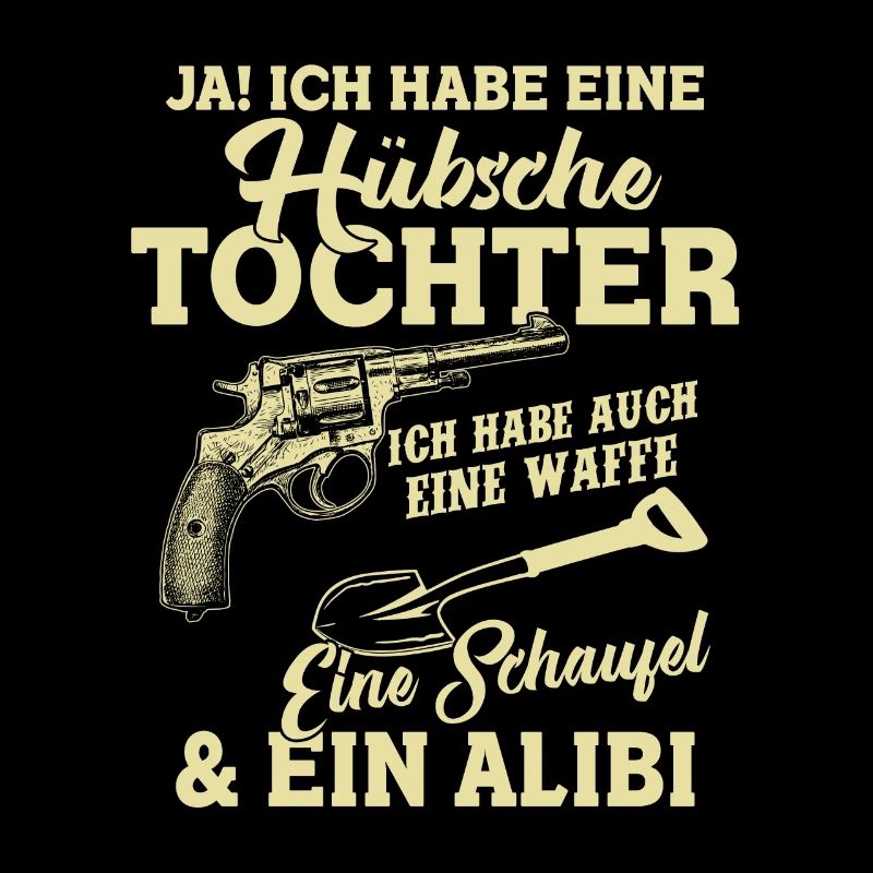 Ich habe eine hübsche Tochter Vater Geschenk