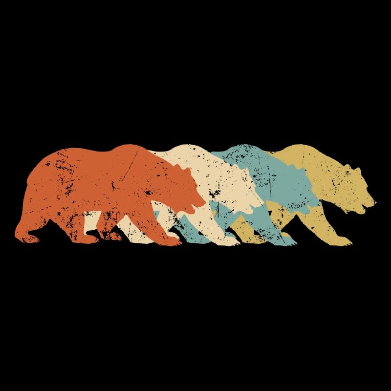 Bear Retro Bears Vintage