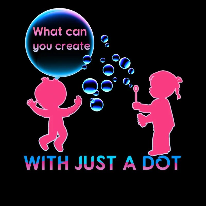 Create With Dot Kid Bubbles International Dot Day