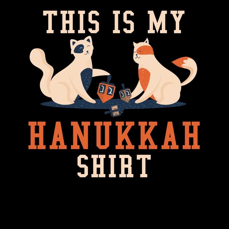 Chats Juifs de Noël Juif ce mon Hanoukka