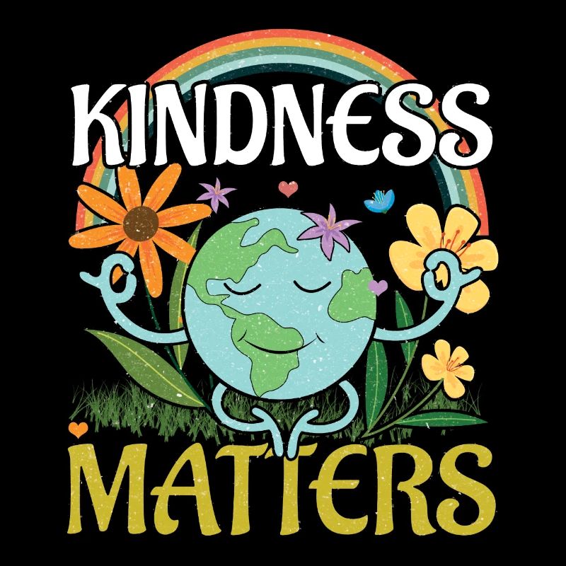Kindness Globe Save Nature Oceans Day Earth Day