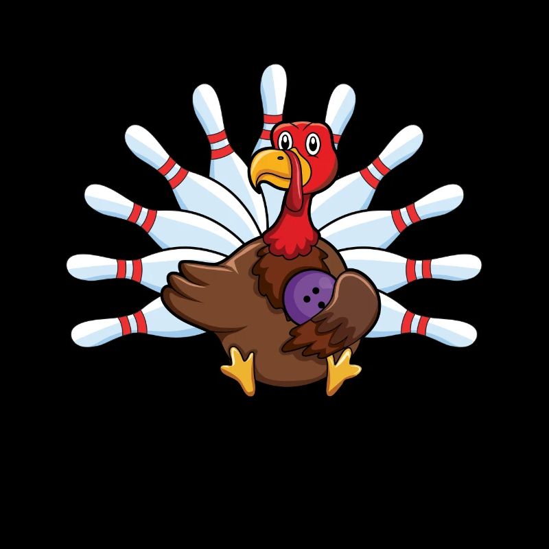 Chasseurs de dinde Thanksgiving Bowling de dinde