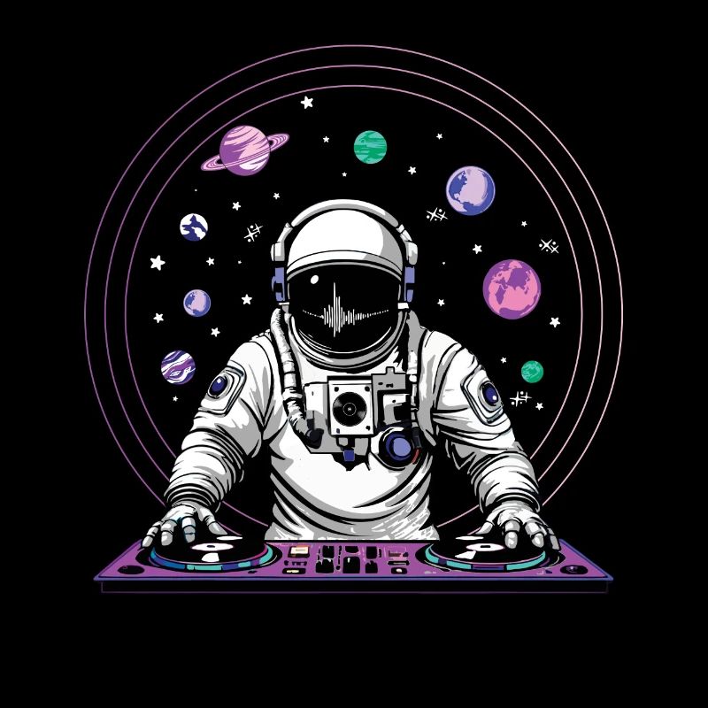 Astronaute DJ Hard Techno Dark Tekno
