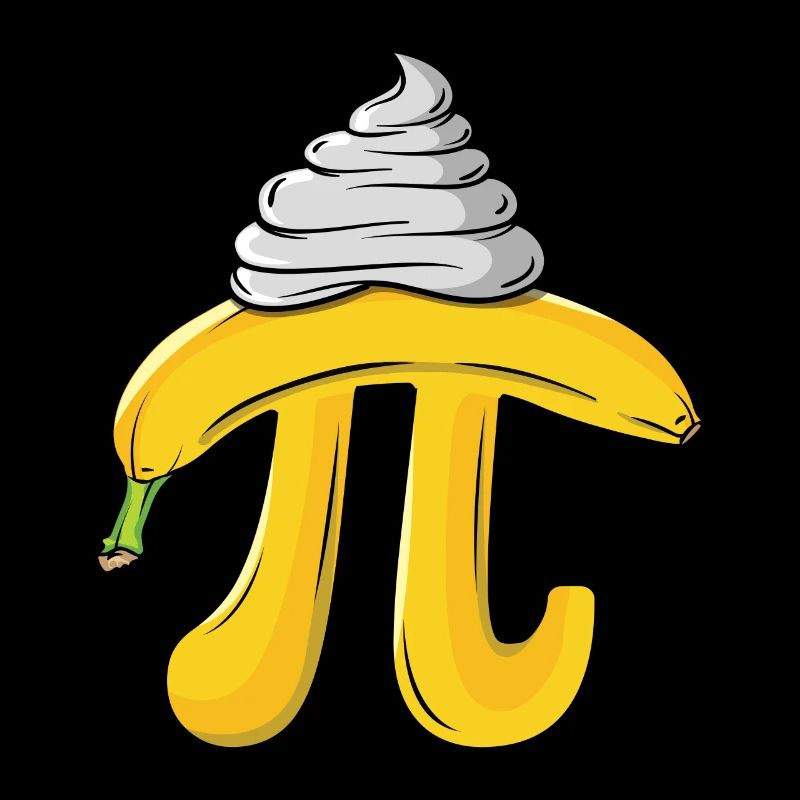 Drôle de Banana Pi Tag Design avec de la crème
