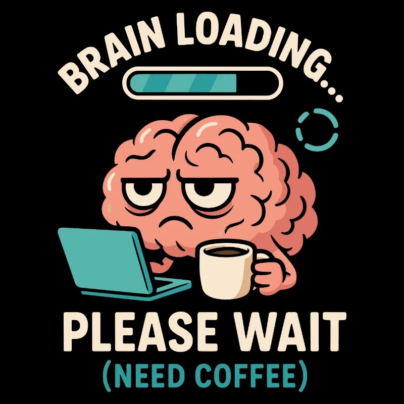 Brain Loading Coffee Design