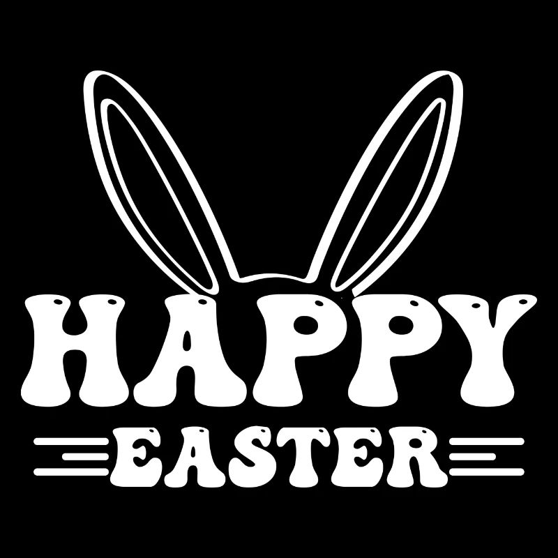 Happy Easter - Easter Bunny Rabbit Ears