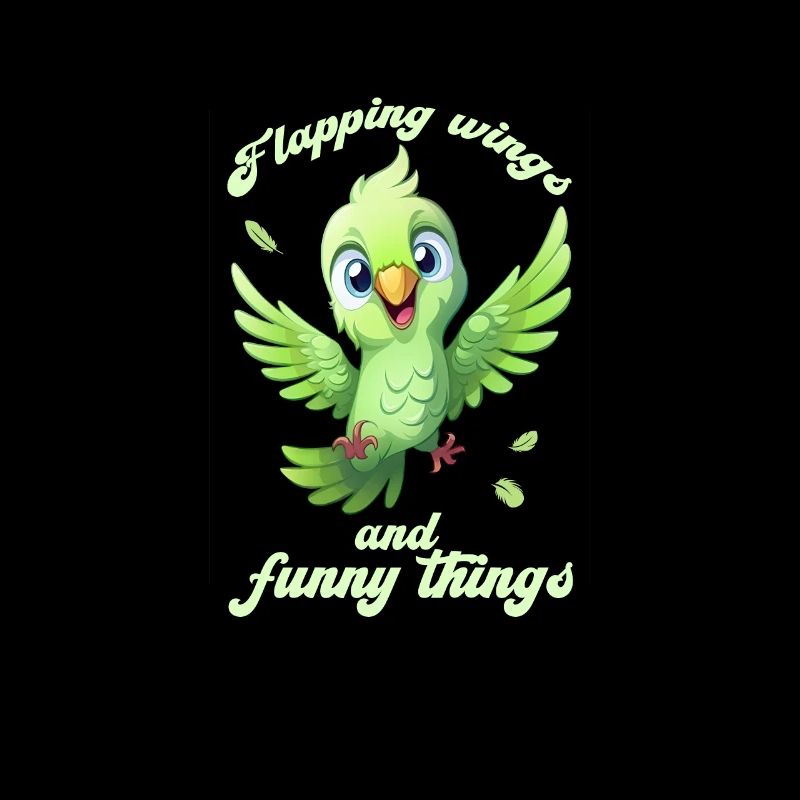 Flights Fun Comic Bird