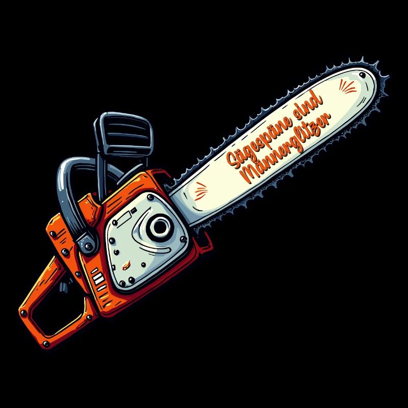Chainsaw Men's Glitter Design
