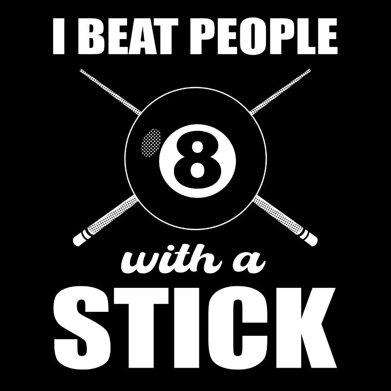 Funny billiards player billiards