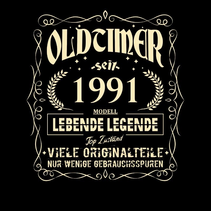 Oldtimer 1991 Geburtstag Lebende Legende Vintage