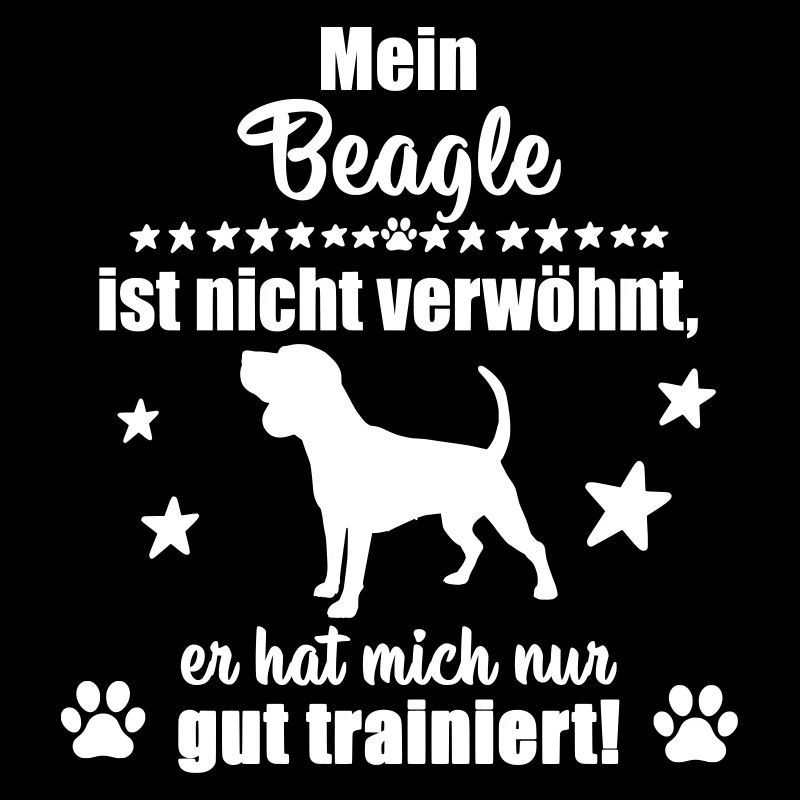 Beagle - witziges Statement!