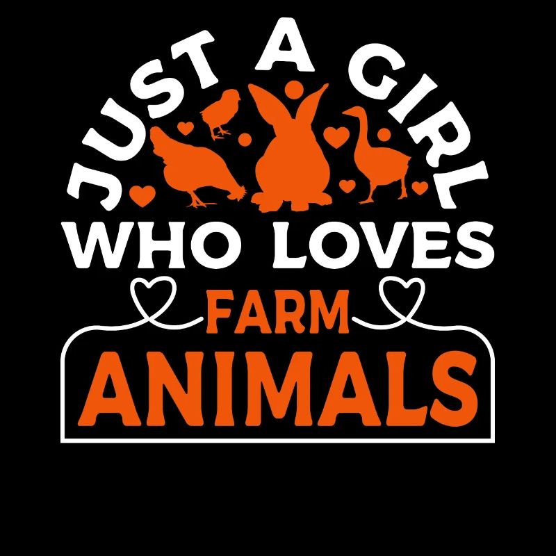 Filles, animaux de ferme, vaches, cochons, chèvres