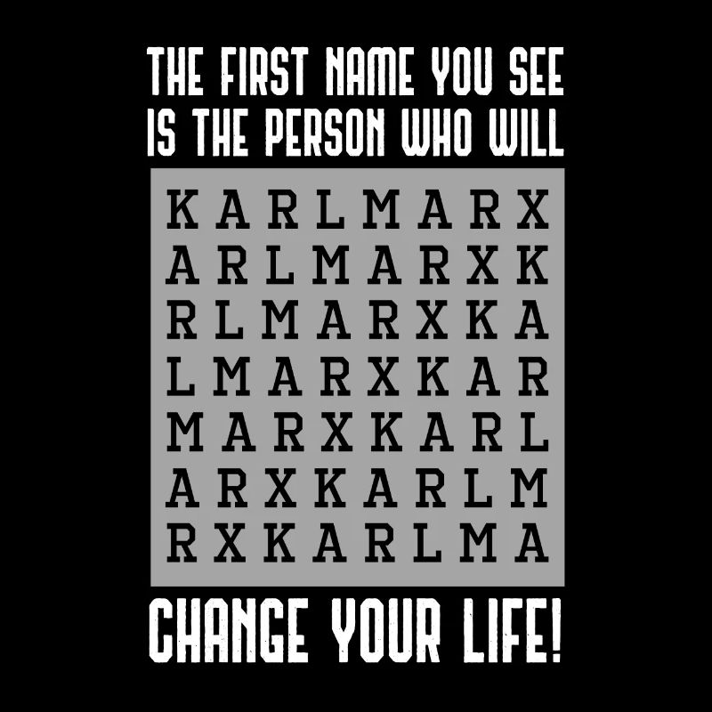 Lustiger Karl Marx Marxismus Design