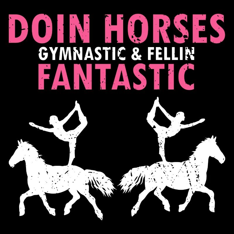 Conception acrobatique de voûte et cheval équestre