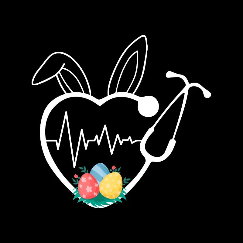 Stethoscope Easter Nurse Life Egg Nurse Easter