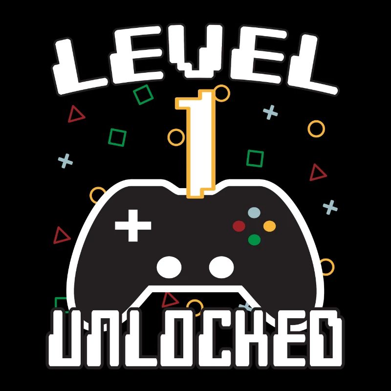 Level 1 unlocked Gamer Gift Idea